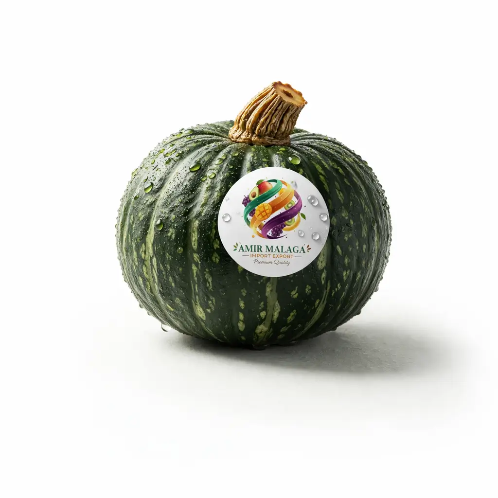 potiron avec étiquette colorée